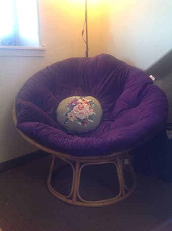 Plum Pier One Papasan Chair $75 OBO 1
