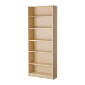 IKEA BILLY Bookcase, birch veneer ($40) 1
