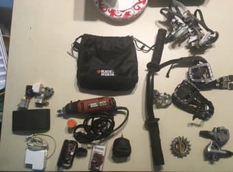 Moving sale - bike parts, tools, Apple MacBook adapter, etc. 1