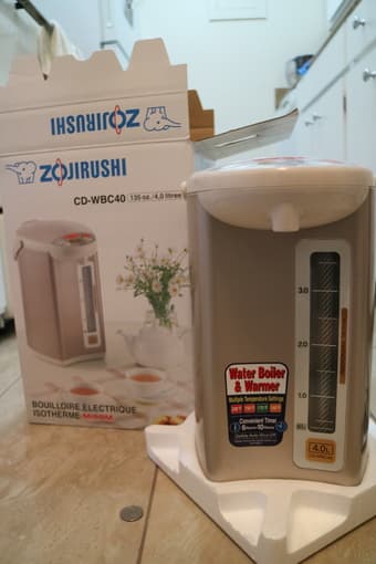 Zojirushi Water Boiler and Warmer with Auto-Pump $65 1