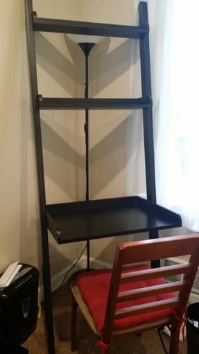 Corner Bookshelf and Study Desk 1