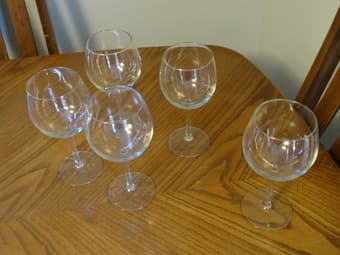Wine glasses - set of 4 - very good condition - $8 1