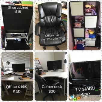 【moving sale】Queen size bed，sofa，desk，chair etc... 2