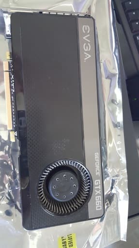EVGA GeForce GTX 660 - just 1 year old, $120 1