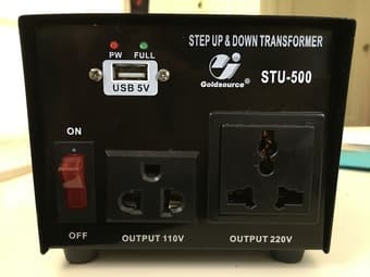 Step Up and Down Voltage Converter, AC 110/220 V, 500 Watt ($20) 2