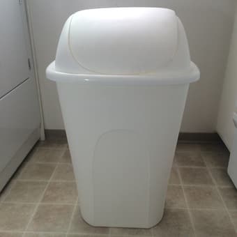 BIG AND CLEAN CHEAP TRASH CAN!!! 1