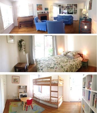 Lovely Furnished 3BR House, Menlo Park, Spring break, 8Apr/15Apr 1
