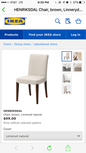 IKEA chairs sold only at $40 (original price $99) 2