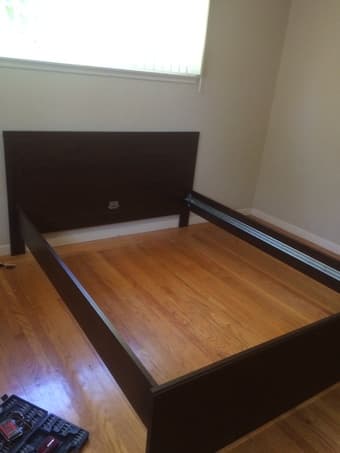 Ikea queen size bed frame 2