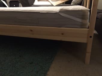 Twin mattresses + bed frames $40 each 3