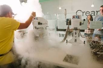 Have fun making liquid nitrogen ice cream! 2