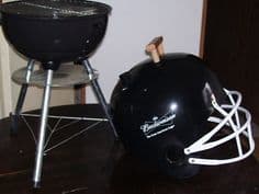 FS: Budweiser Football Helmet Grill 1