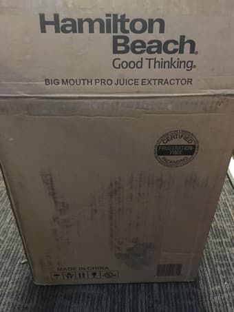 $30 Boxed Hamilton Beach Big Mouth Pro Juice Extractor -- New 1