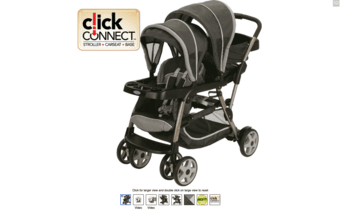 Grace Ready to Grow double stroller for sale 1