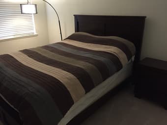 Bed, dresser, and nightstand for sale 2
