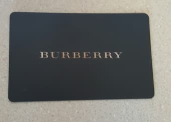 Burberry Gift card  ($130) for $95 1