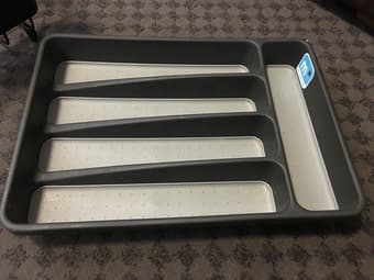 Large dish rack and silverware drawer organizer 2