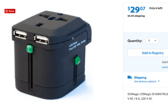 $20 New, unopened Travel Adapter 1