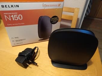 Belkin N150 wifi router for sale: $30 1
