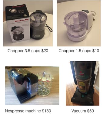 Bed, Microwave, Vacuum, kitchen appliances and more 1