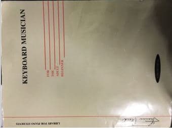 Keyboard musician (Stanford piano class textbook) $10 1