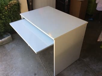 Desk & shelving for sale 1