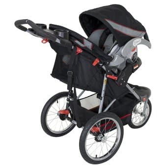 Baby Trend Jogging Stroller + car seat + car base --> $125 2