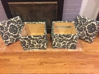 Storage Cube Ottoman $15 for (2 boxes) 2