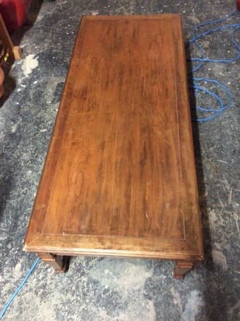 Refinished coffee table $45 2
