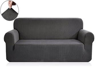 Sleek couch cover - grey, extremely soft and will fit most couch - $35 1