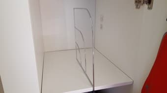 shelf dividers - $7, like new 2