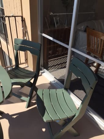 60 usd table and two chairs for terrace or balcony! 2