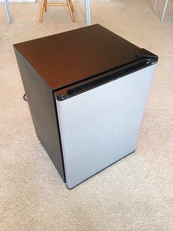 Selling Minifridge: Compact Refrigerator & Freezer Black/Silver 1