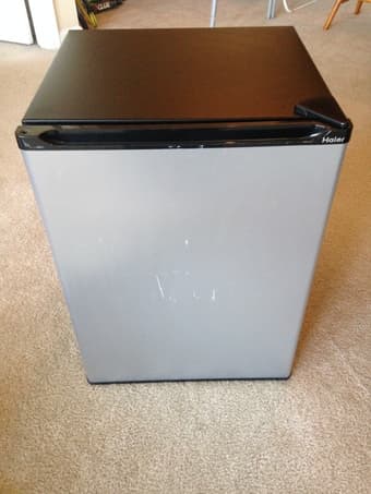 Selling Minifridge: Compact Refrigerator & Freezer Black/Silver 2