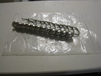 Shower curtain hooks, metal, set of 12 1