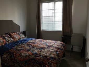 Furnished bedroom with its own bathroom for rent 1