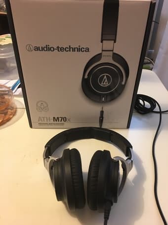Audio-Technica ATH-M70x Professional Monitor Headphones - $200 1