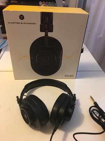 Master & Dynamic MH40 Black Over-Ear Headphones - $300 1