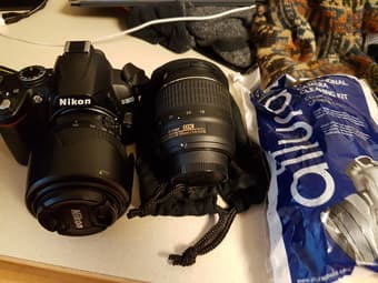 For Sale: Nikon D3000 DSLR + 2 lenses 1