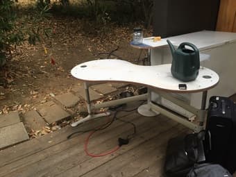Herman Miller Desk "Red-Rocket" White 1