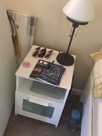 TWIN Bed/ mattress and NIGHTSTAND 2