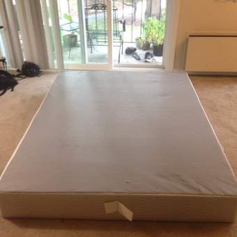 Queen box spring and metal frame 1
