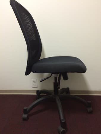 Study desk + ergonomic swivel chair $100 3