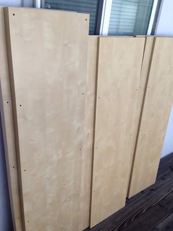 KALLAX Shelf unit, birch effect (like new $65) 2