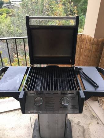 Propane grill with tank: $100 3