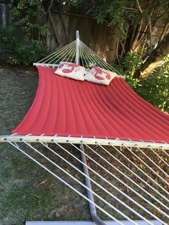 Outdoor two person hammock with stand - $75 OBO 2