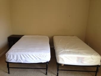 Twin Mattress with Frame - $60 1