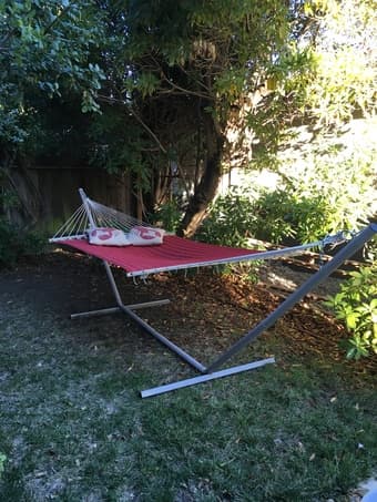 Outdoor two person hammock with stand - $50 1