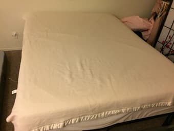 Queen size bed (mattress and frame) 3