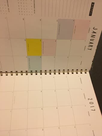 2017 Ban.do monthly agenda 2